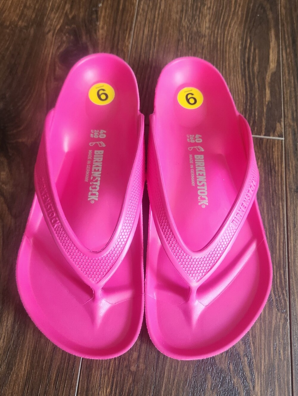 Birkenstock Women’s Hot Pink Honolulu EVA Thong Sandals
